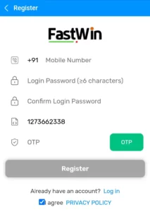 FastWin Invite Code